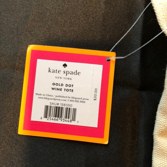 Kate Spade wine bottle tote *LAST ONE* - Picture 3 of 6